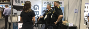 GBAR Group team at an exhibition stand