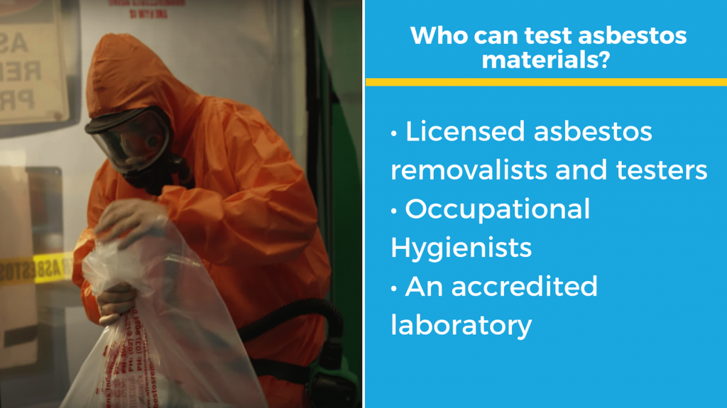 who can test asbestos infographic