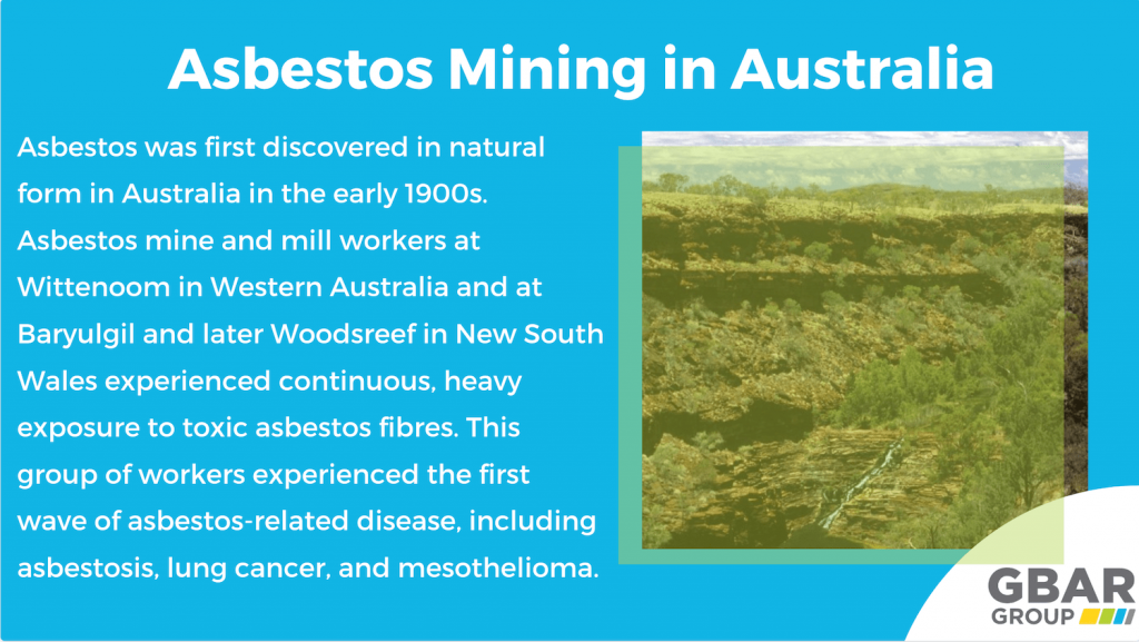 the history of asbestos mining in Australia
