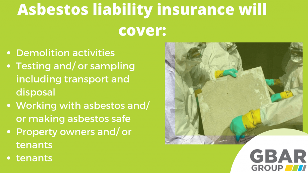what is covered by asbestos liability insurance