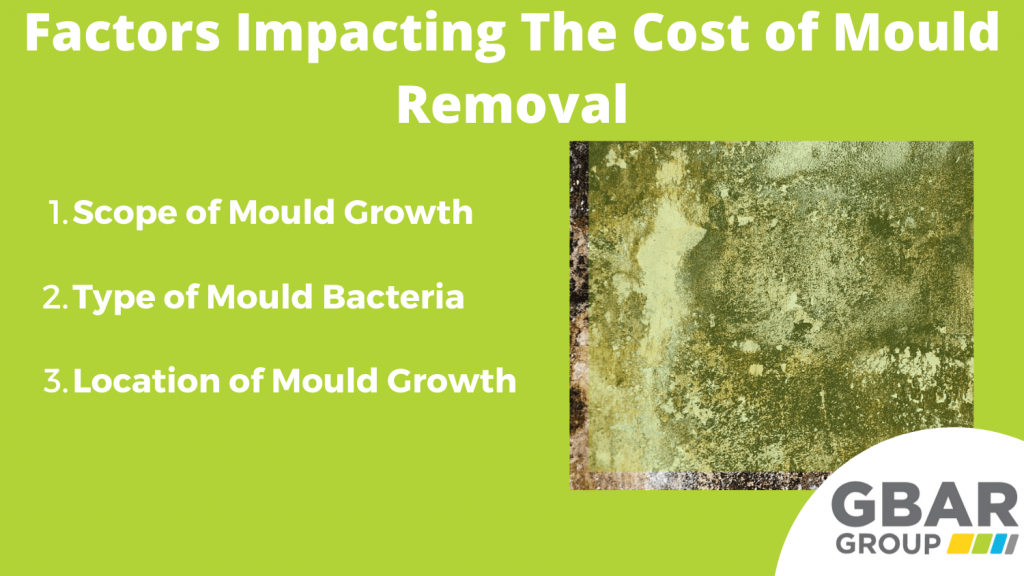 factors impacting the cost of mould removal in Sydney